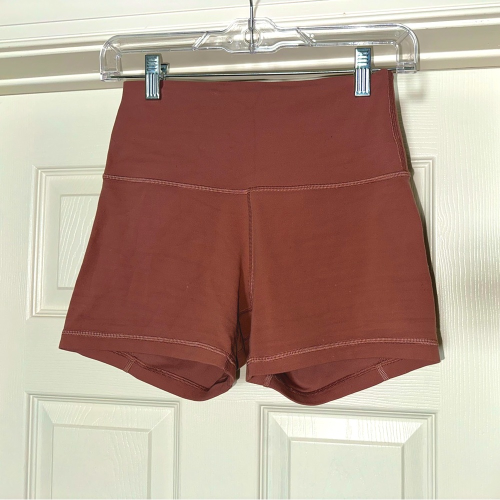 Lululemon 4” high rise short